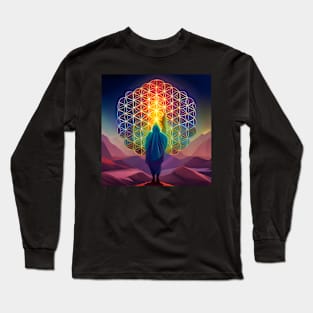 Flower Of Life - Monk Long Sleeve T-Shirt